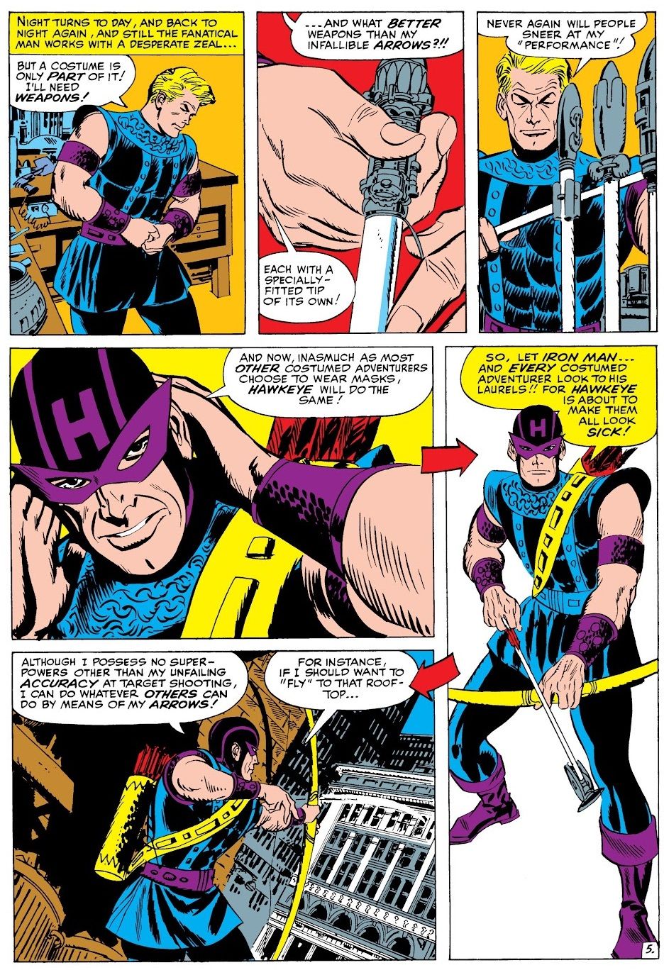 60 Years Ago, Hawkeye Hit the Mark in His Comic Book Debut