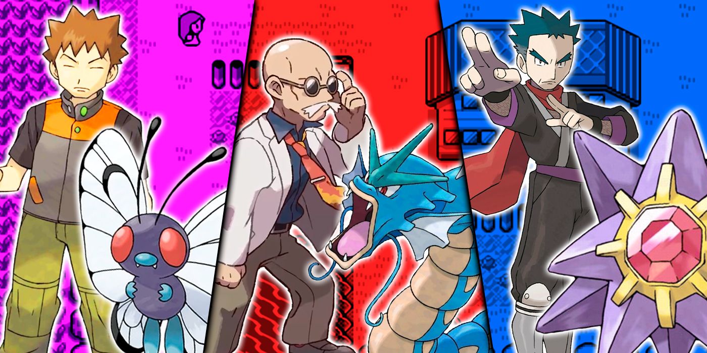 The Best Pokémon to Catch for Every Gym Leader in Red & Blue - CBR