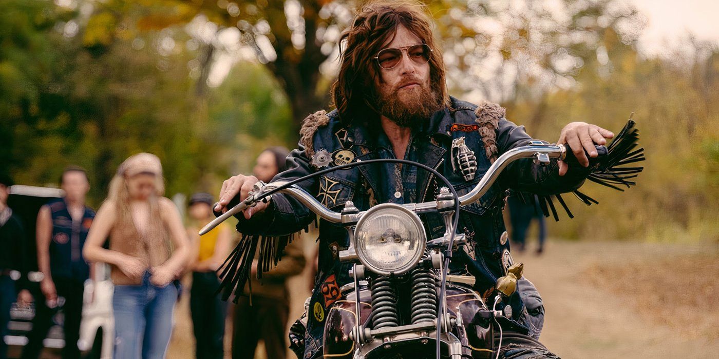 The Bikeriders - Norman Reedus as Funny Sonny, a biker from California
