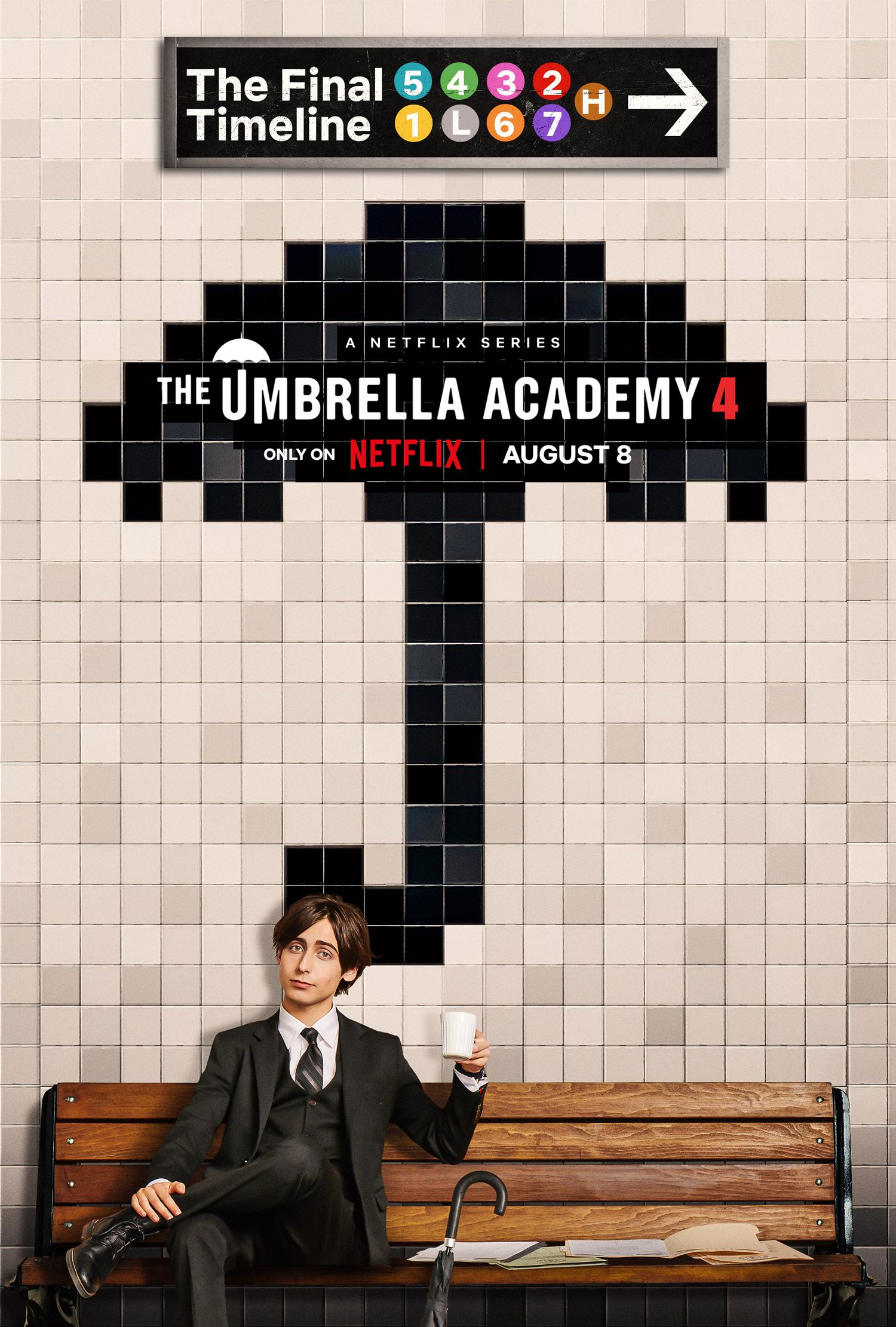 Самые большие тизеры с постеров нового 4-го сезона Академии «Амбрелла»