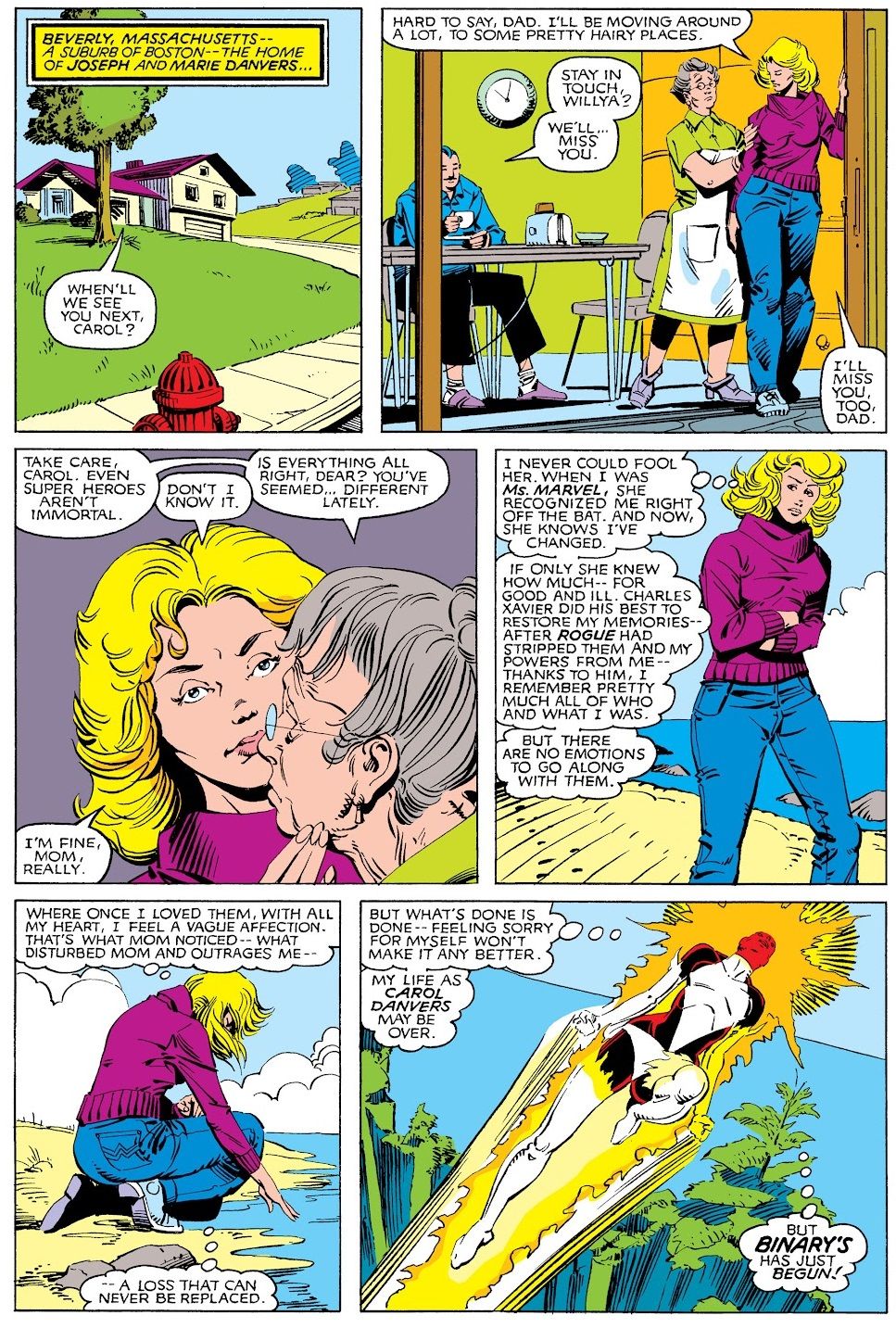 When Did Carol Danvers Regain Her Full Memories Stolen by Rogue?