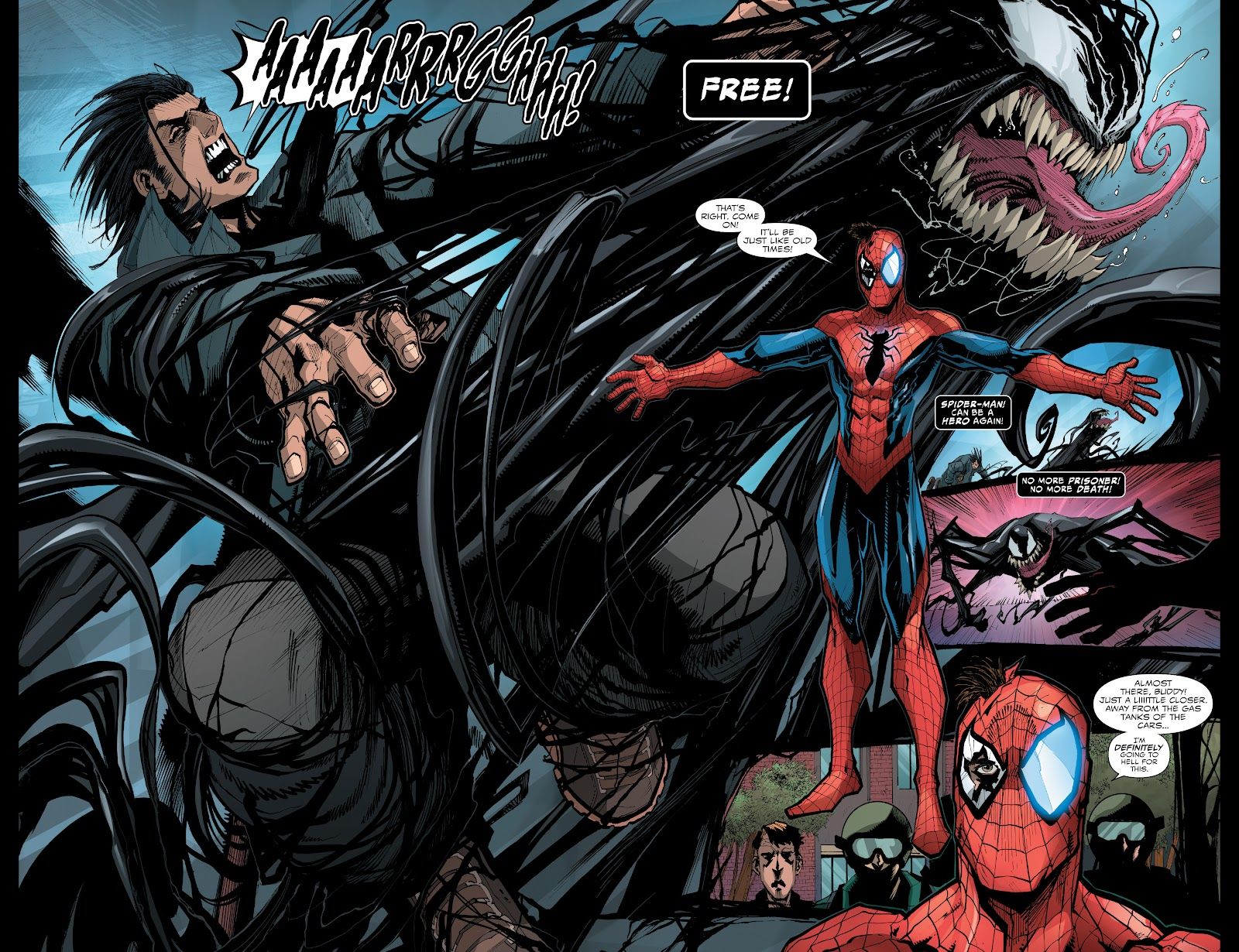 Пять раз симбиот Веном пытался восстановить связь с Человеком-пауком