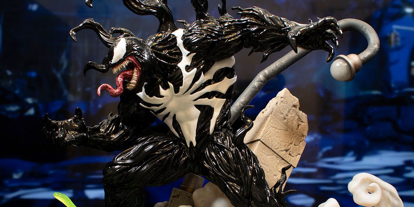 New Venom figure from Marvel’s Spider-Man 2 jumps into action