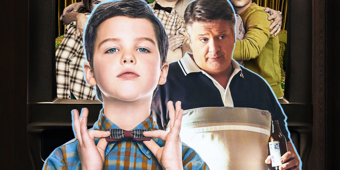 Young Sheldon and George Sr.