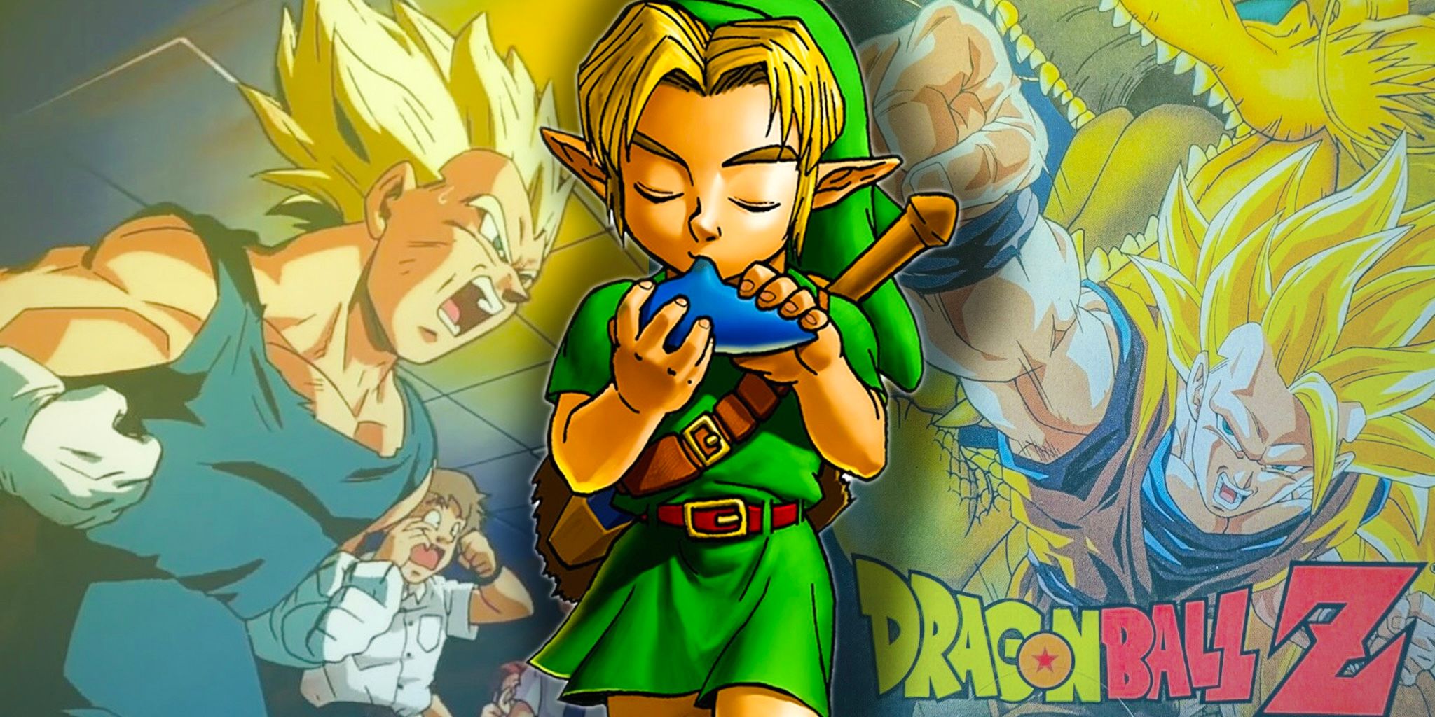 The Legend of Zelda Ocarina of Time and Dragon Ball Z: Wrath of the Dragon mash-up