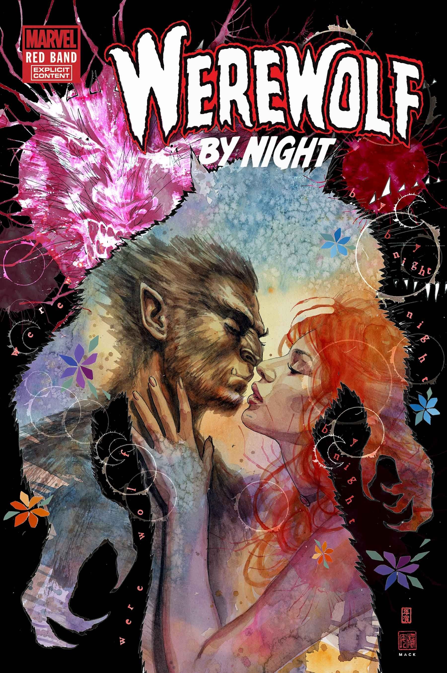 Variante de David Mack para Werewolf by Night #2