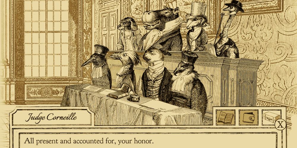 Ace Attorney Meets Hatoful Boyfriend in Aviary Attorney