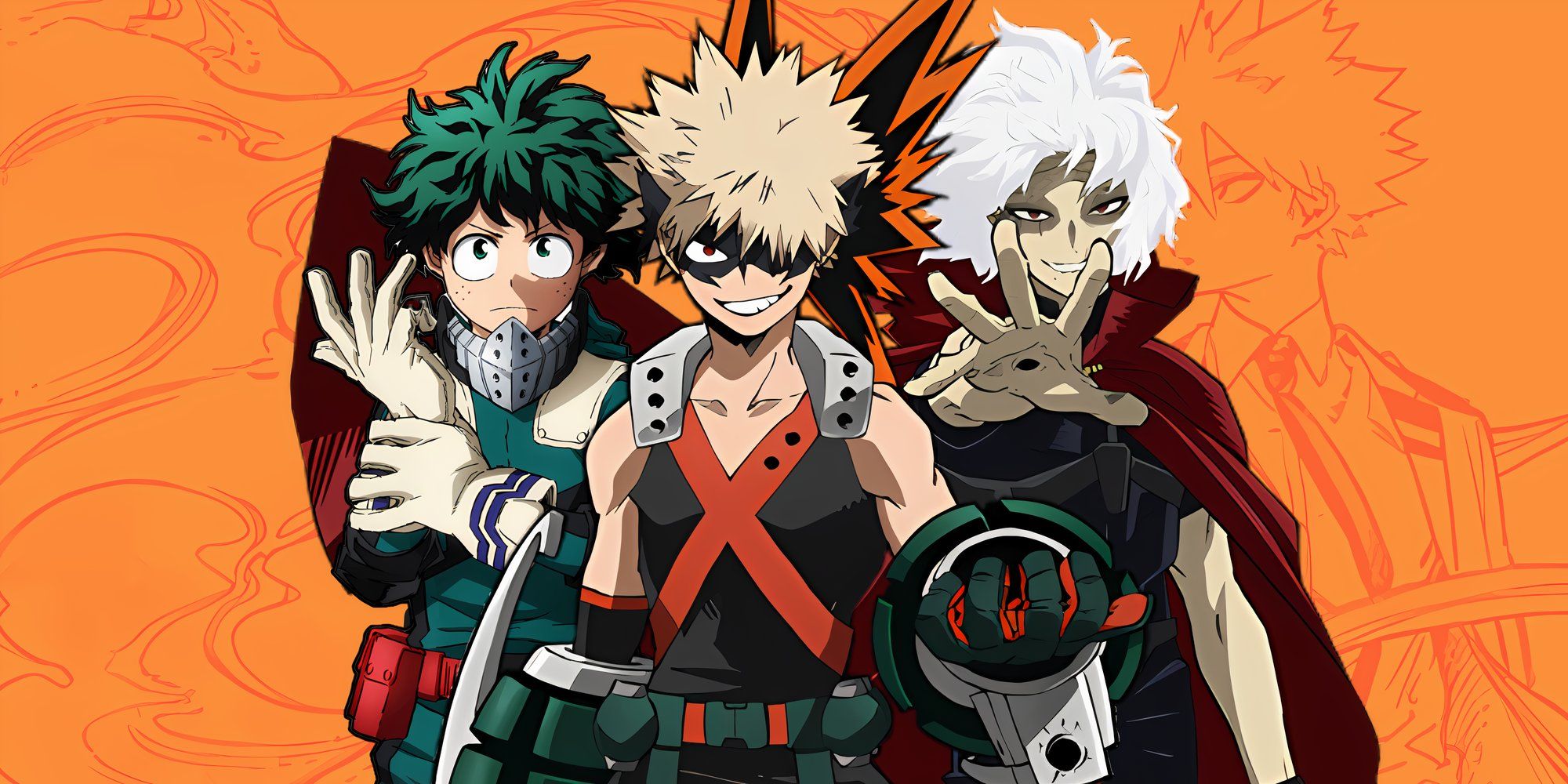 Custom Image of Deku, Bakugo, and Shigaraki from MHA