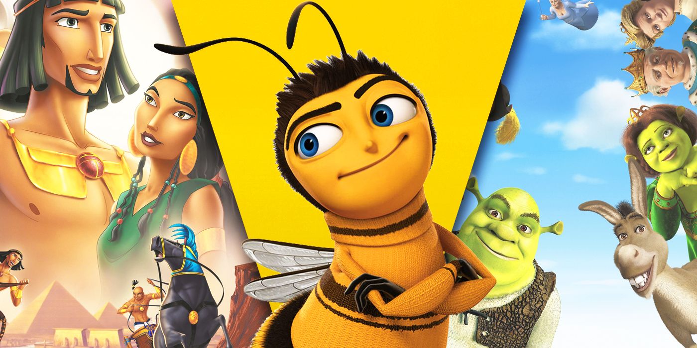 Bee Movie, Prince of Egypt and Shrek 2