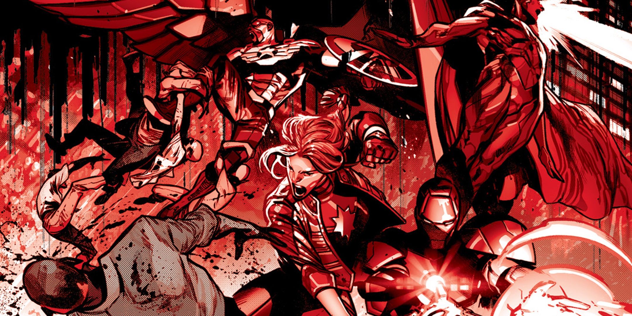 Marvel Goes Back to Print on All of Its R-Rated Red Band Blood Hunt Variants