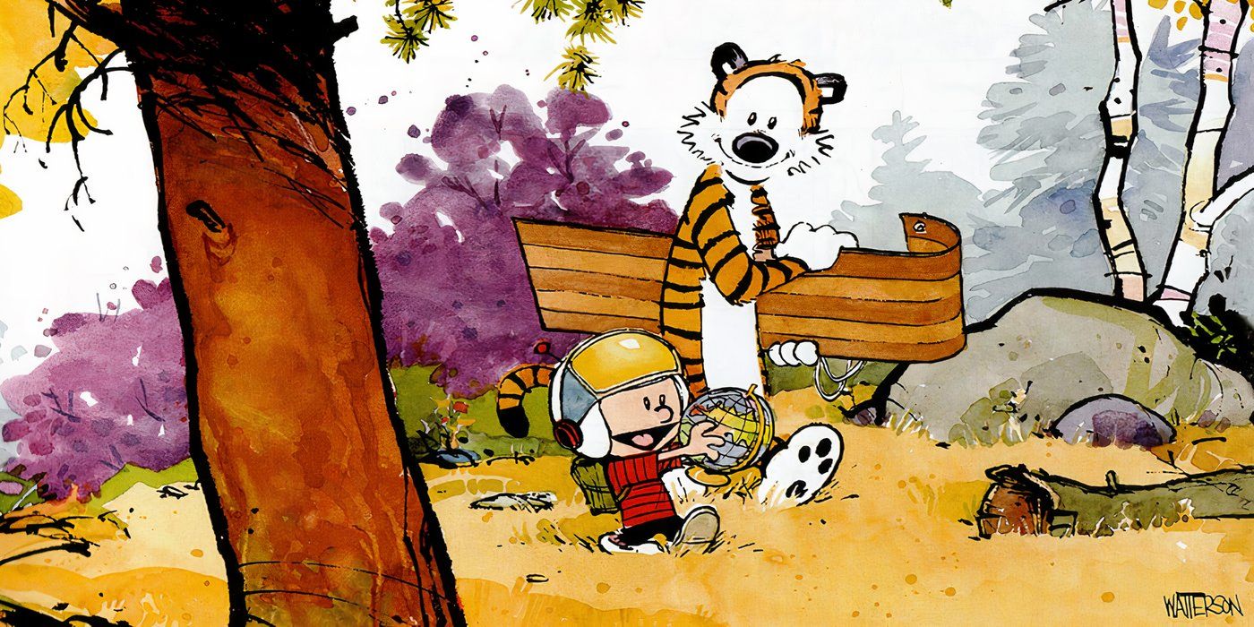 Почему у Calvin and Hobbes нет официального товара?