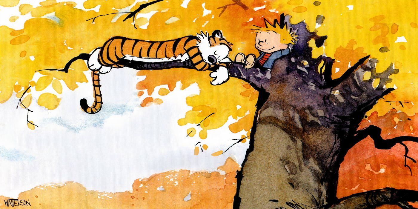 Почему у Calvin and Hobbes нет официального товара?