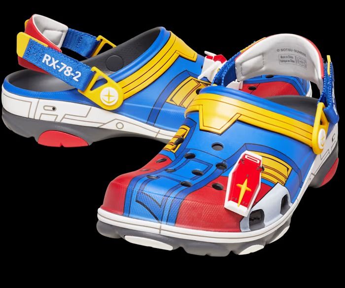 Crocs Releases New Gundam Clogs Inspired by Anime's RX-78-2 Mecha