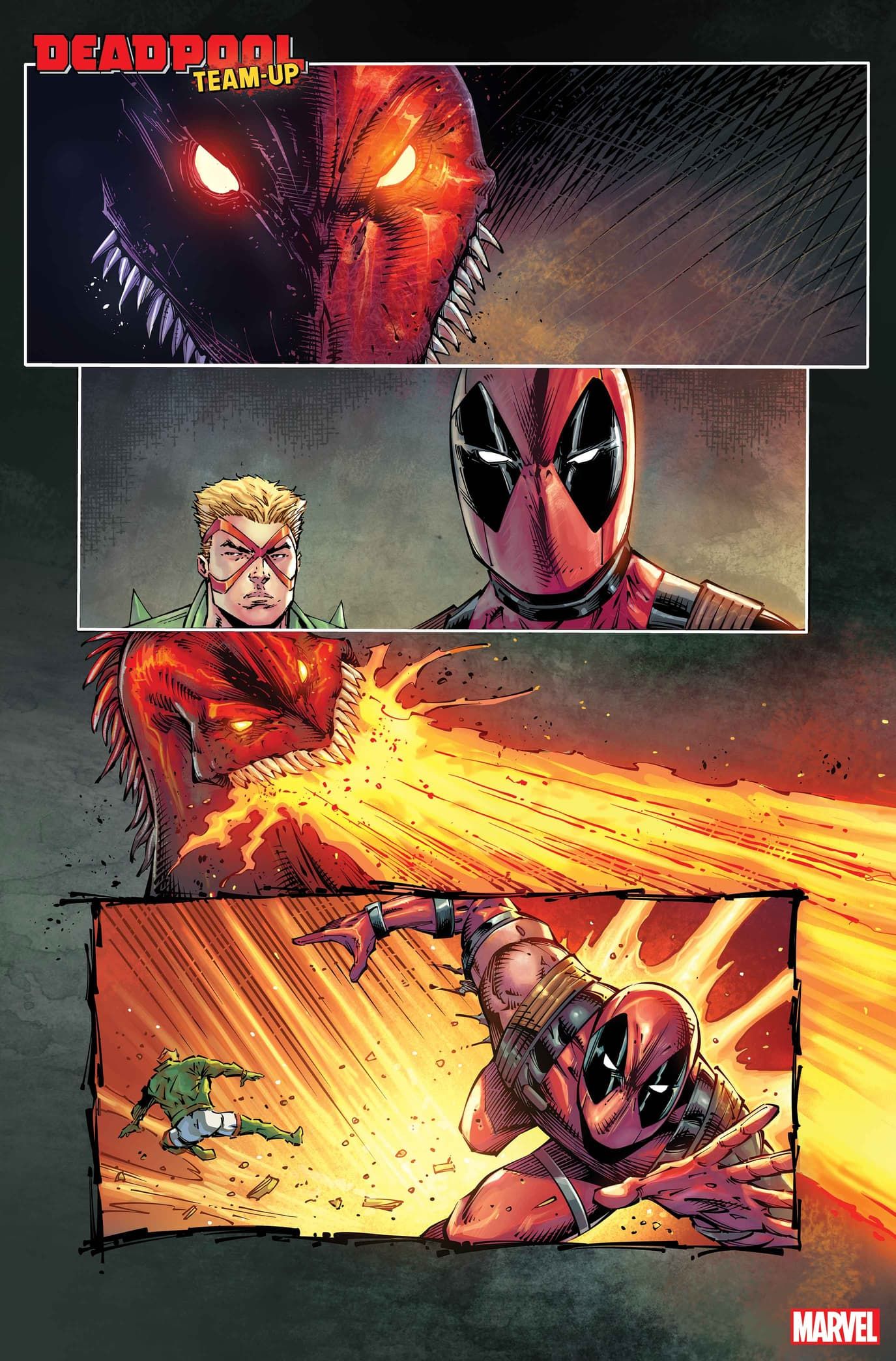 Deadpool Fights a Dragon in New Marvel First Look