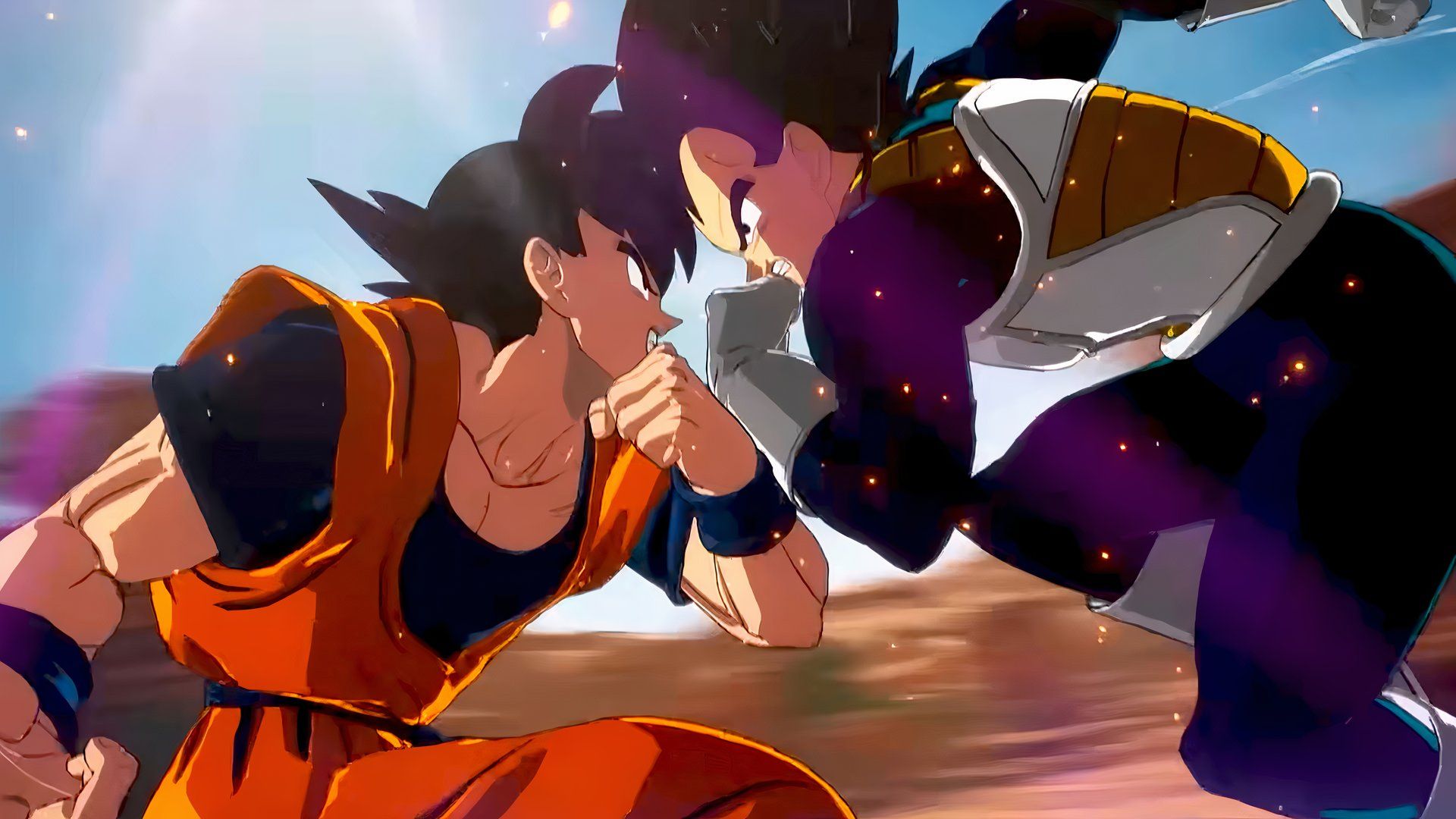 Dragon Ball Rivals Goku and Vegeta Face Off in New Reveal of 30-Year-Old Akira Toriyama Artwork