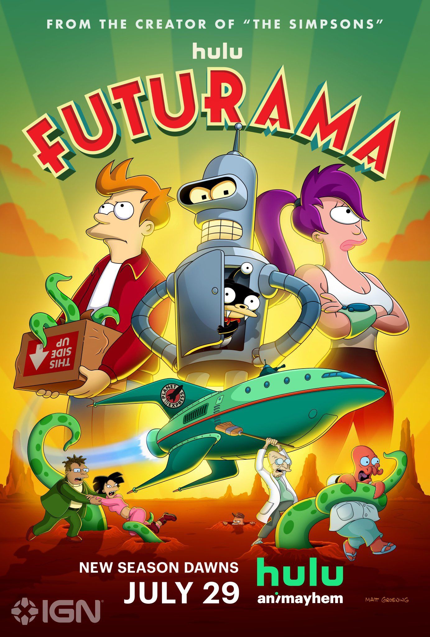 Futurama Season 12 Gets New Trailer and Poster Ahead of Hulu Premiere