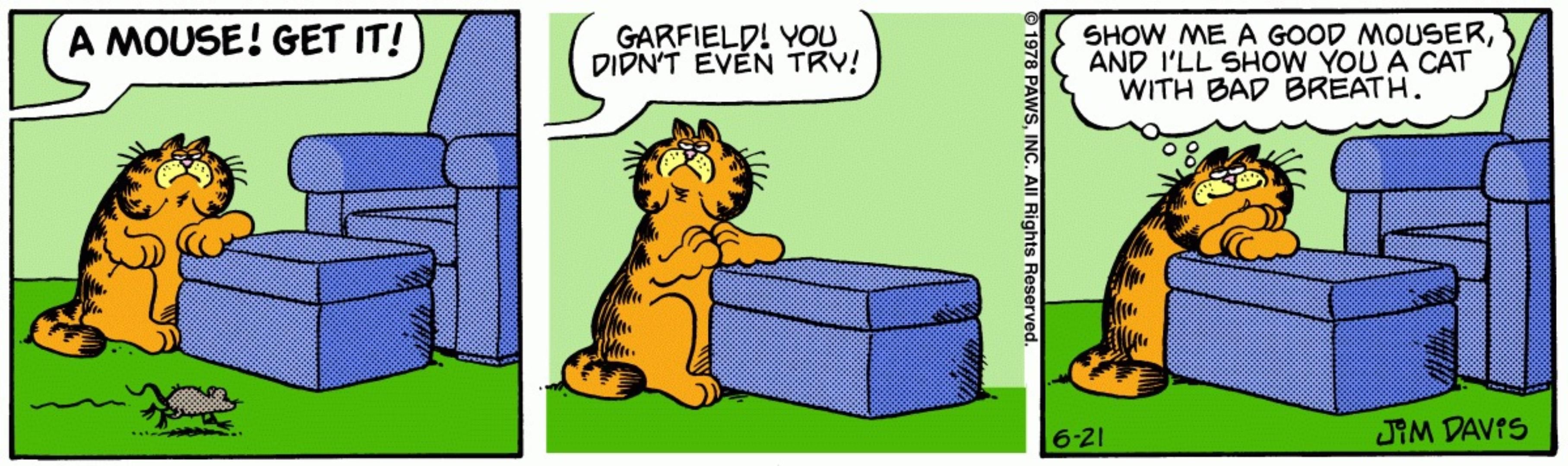 This Rare Garfield Comic Strip Saved The Strip From Going Under