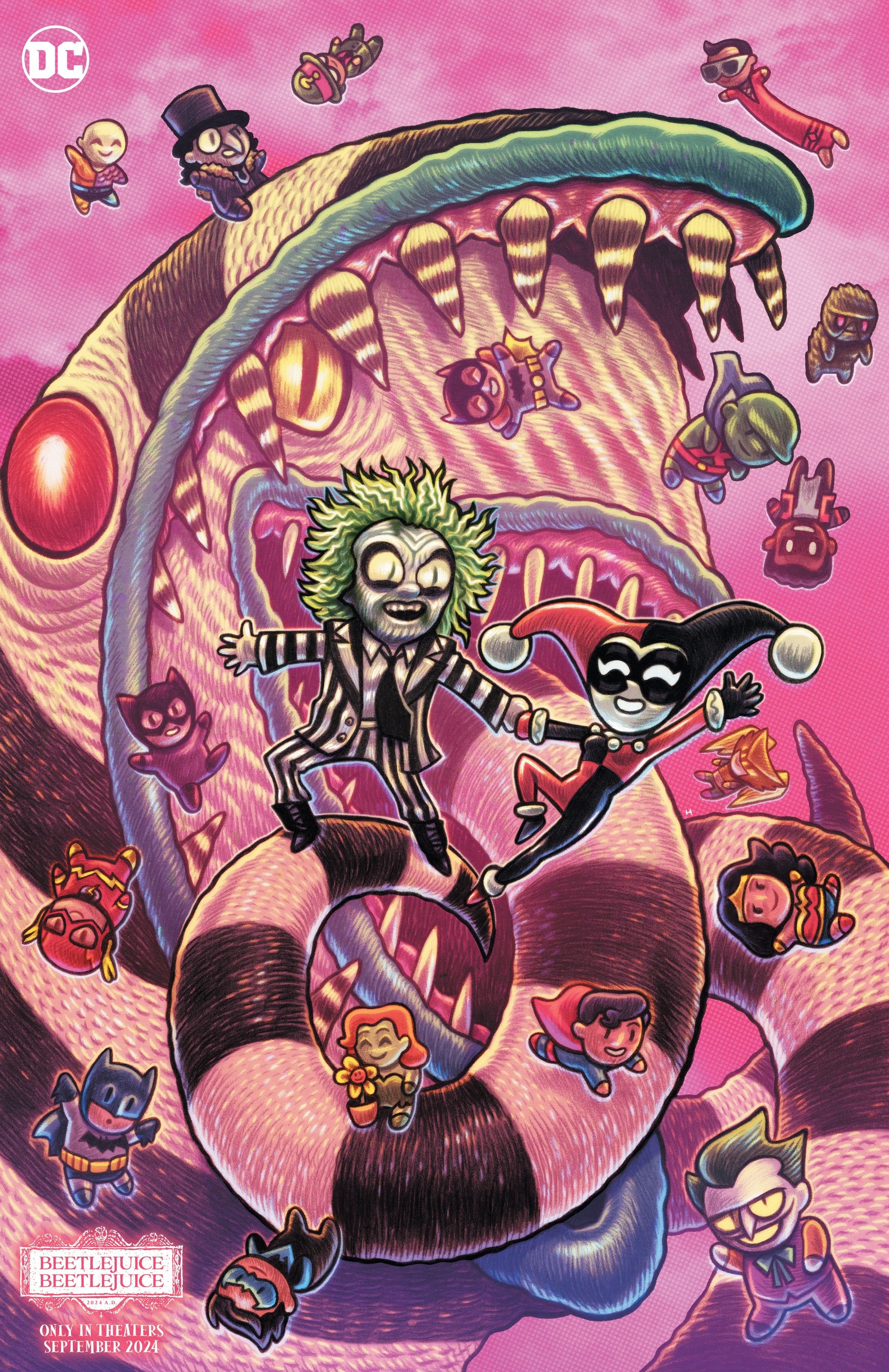 Beetlejuice Teams Up With Batman, Wonder Woman and More