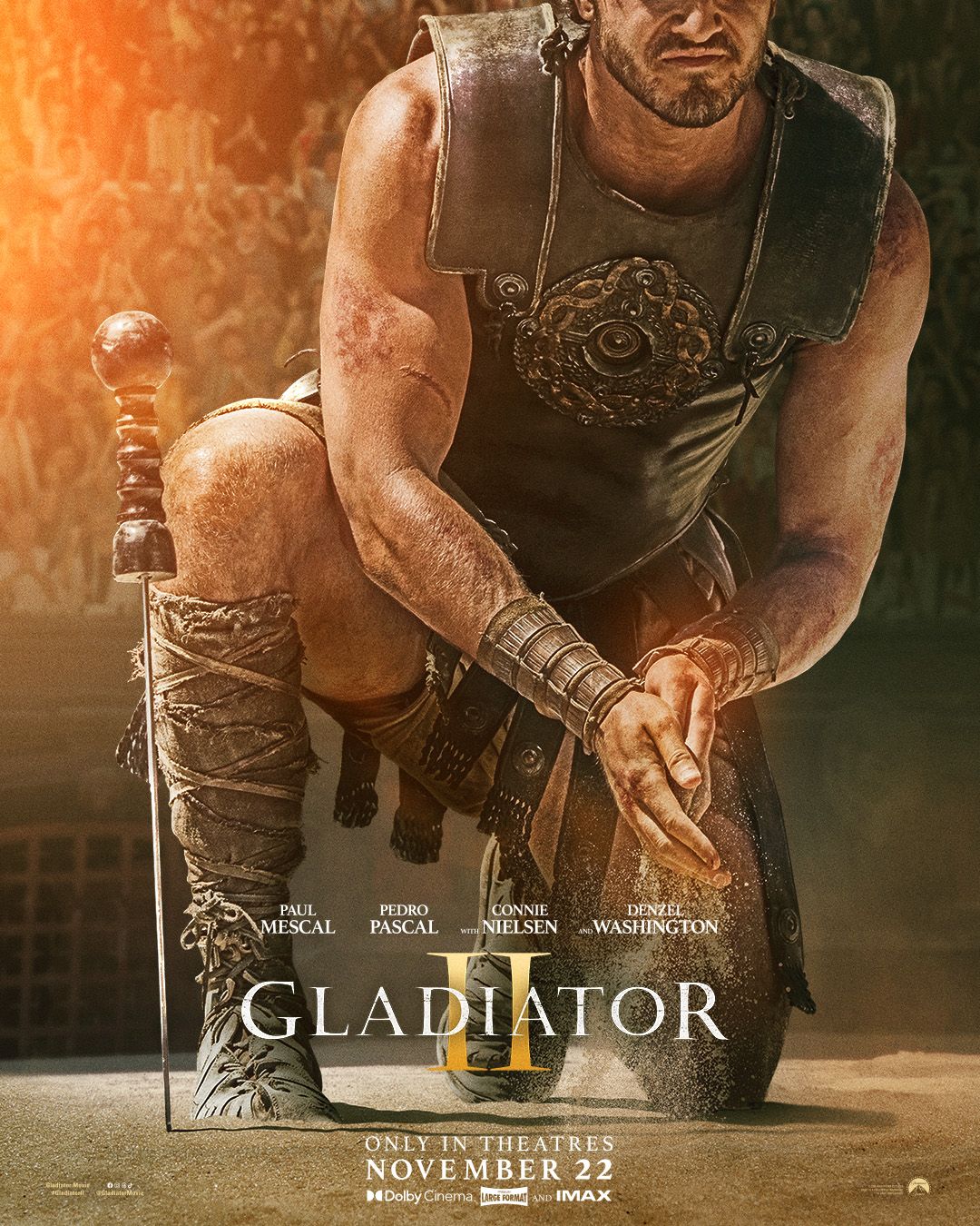 Paul Mescal is Prepared for War in Epic First Poster for Gladiator II