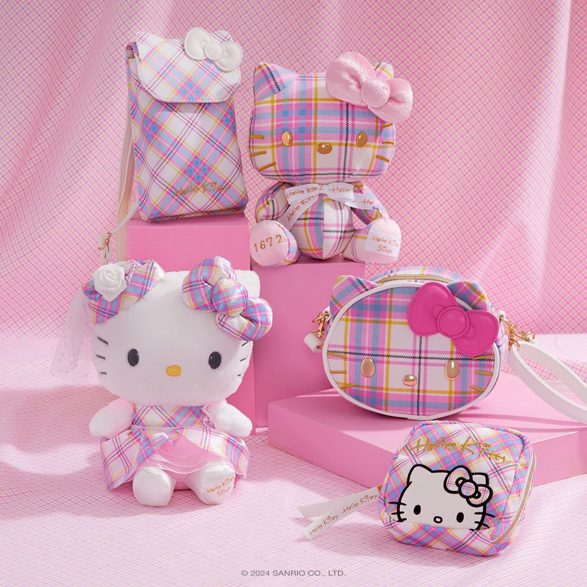 Sanrio's Hello Kitty Releases New 50th-Anniversary Scottish Tartan Design Collection