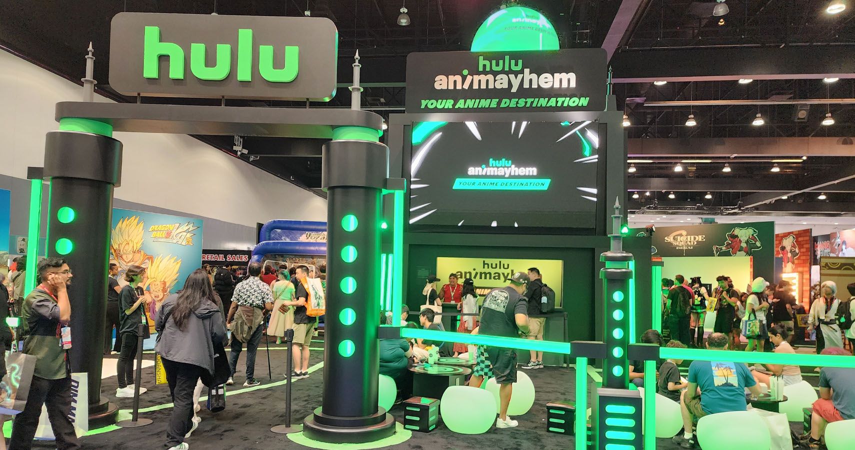 CBR Checks Out the Hulu Animayhem Booth at Anime Expo 2024