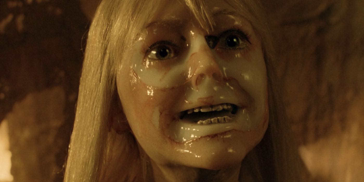 Uma mulher virou boneca de cera em House of Wax.