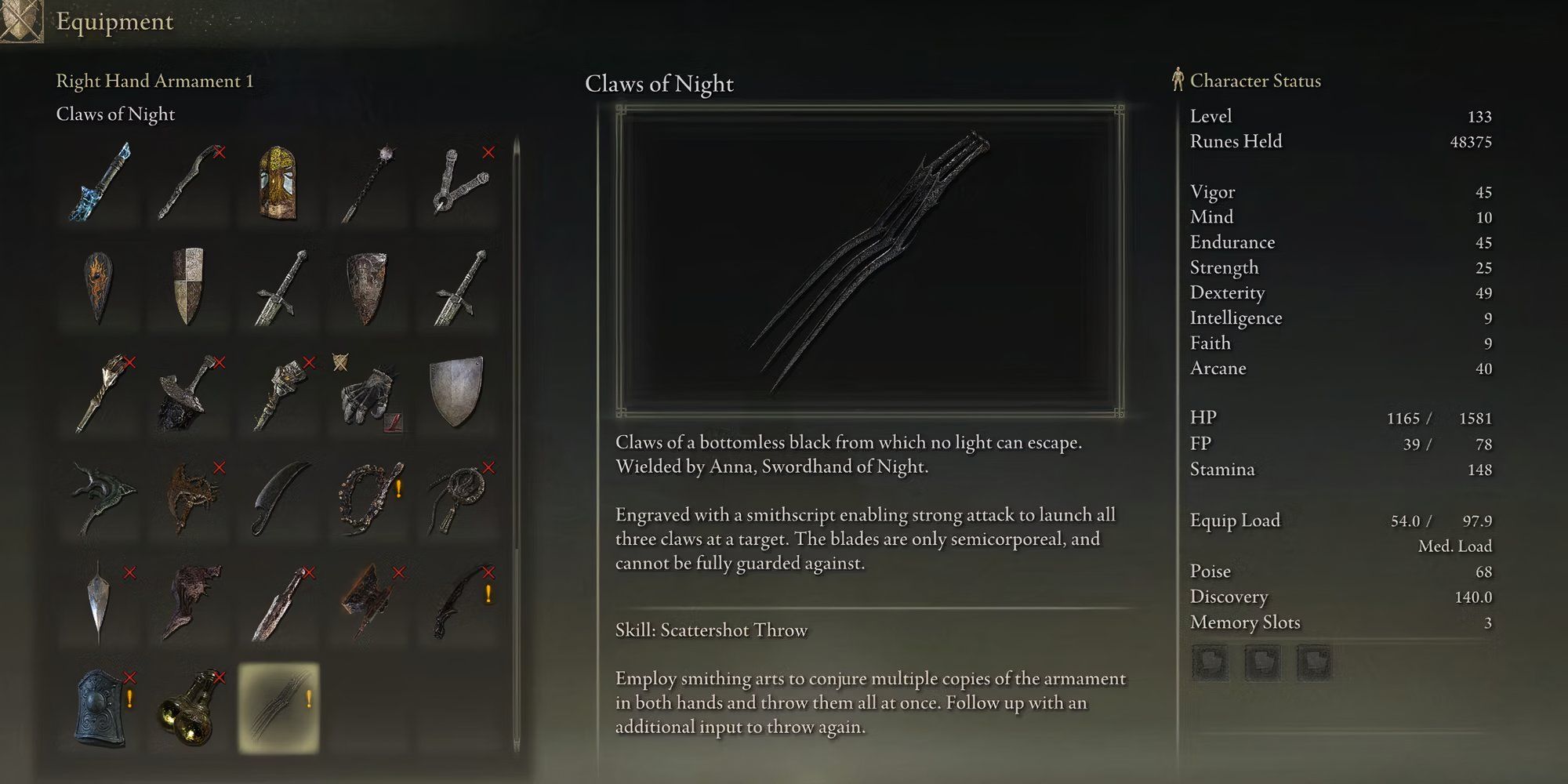 How to Get the Night Weapons in Elden Ring