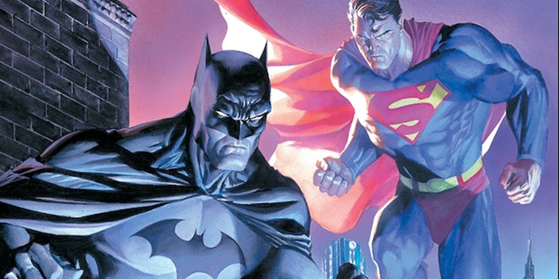 Jim Lee and Alex Ross draw Batman and Superman
