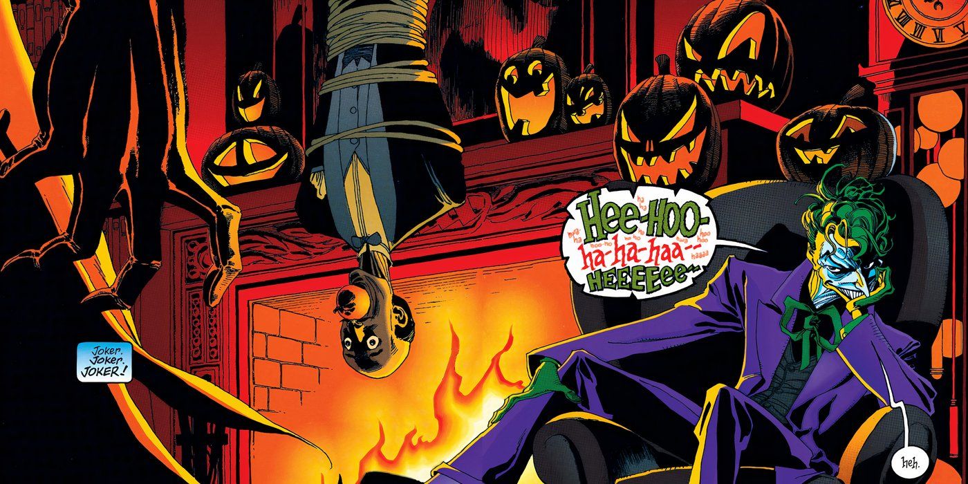 Joker con Alfred sobrio del especial de Halloween de Batman