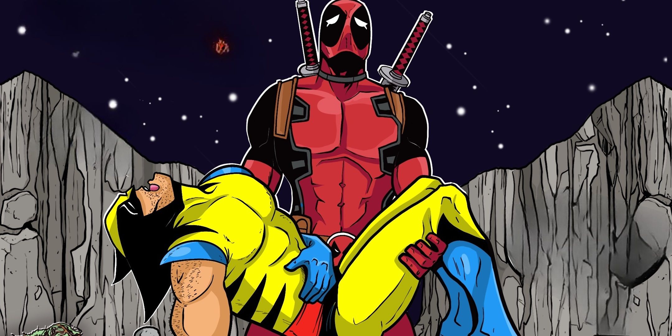 Line it is Drawn: Deadpool and Wolverine Take Over Classic Comic Covers