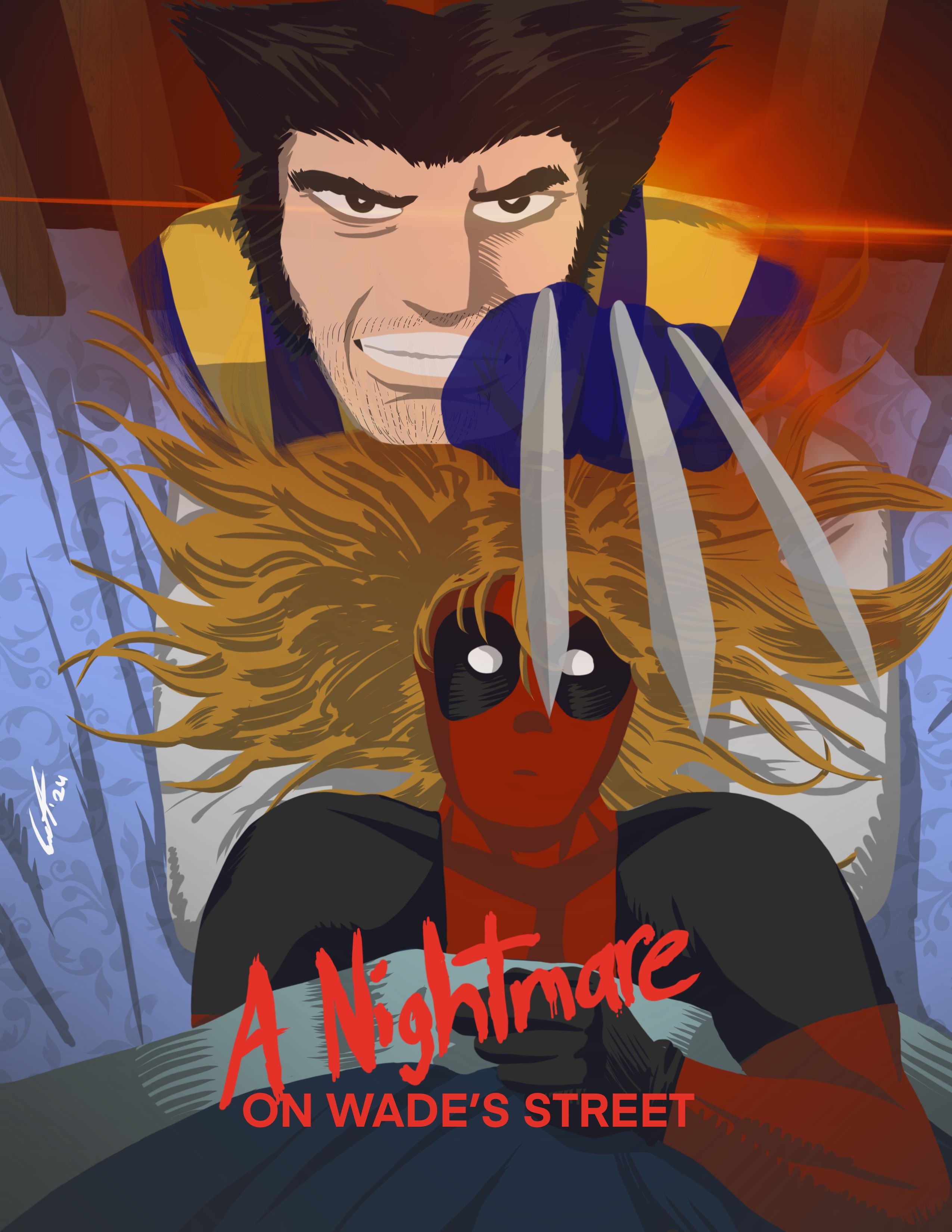 Line it is Drawn: Deadpool and Wolverine Take Over Classic Movie Posters