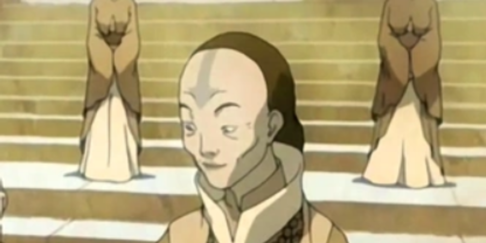 Lio está conversando com crianças Air Nomad em Avatar: The Last Airbender enquanto elas escolhem seus companheiros bisões do céu.