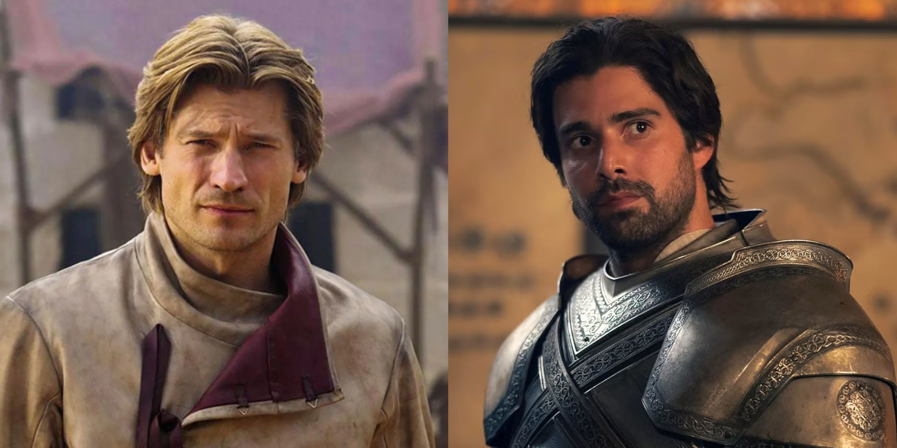 Jaime Lannister and Criston Cole from Game of Thrones and House of the Dragon respectively