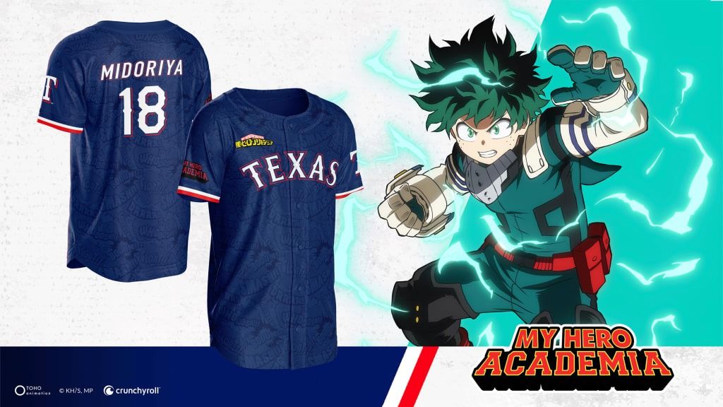 My Hero Academia Night Announced at Texas Rangers Stadium in September