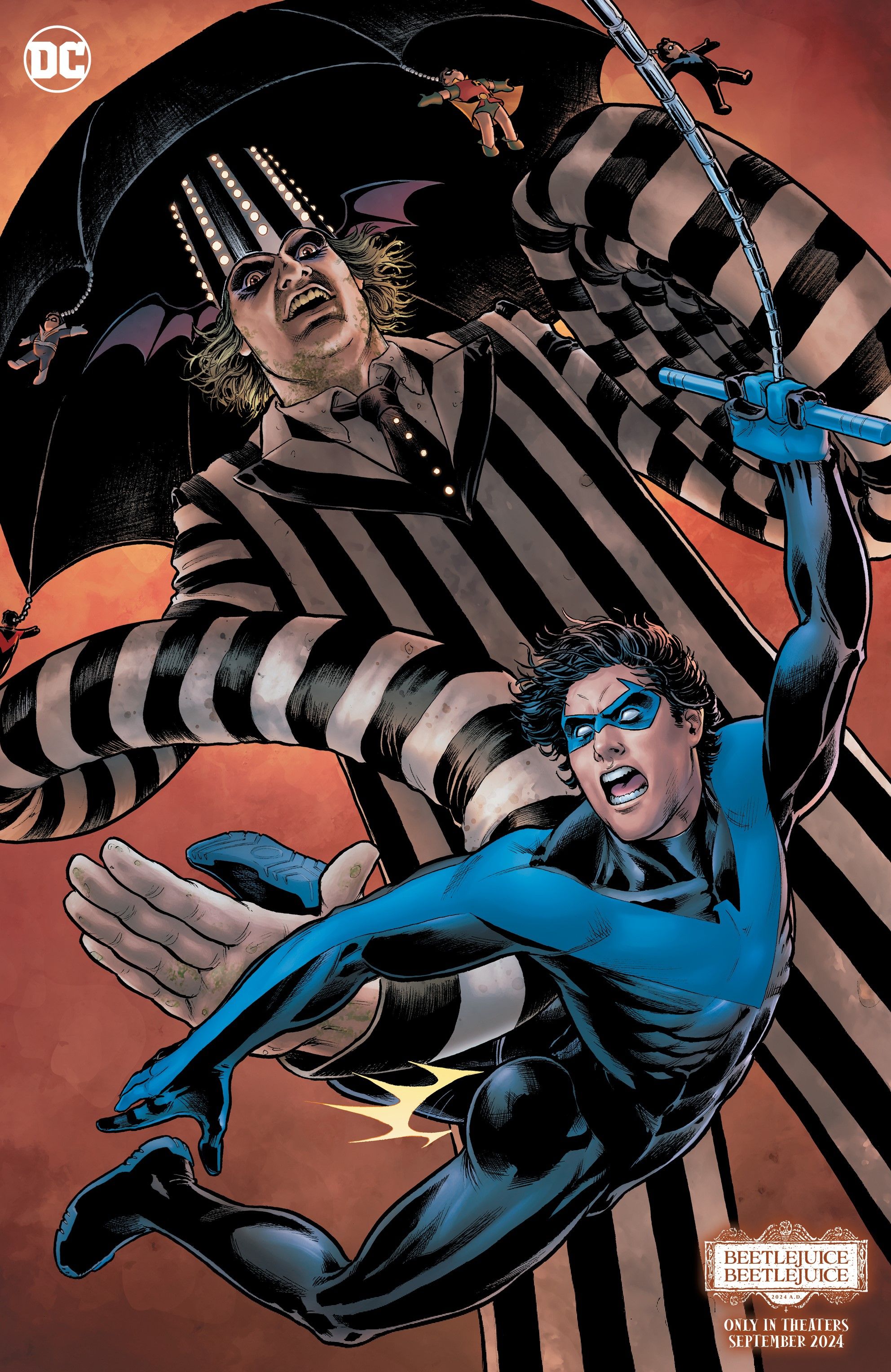 Beetlejuice Teams Up With Batman, Wonder Woman and More