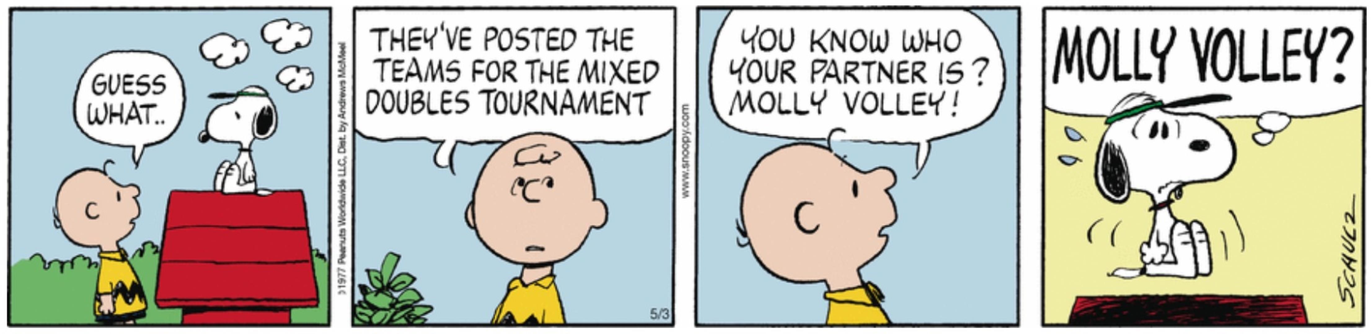 Who Were Snoopy's Bizarre Tennis Rivals?