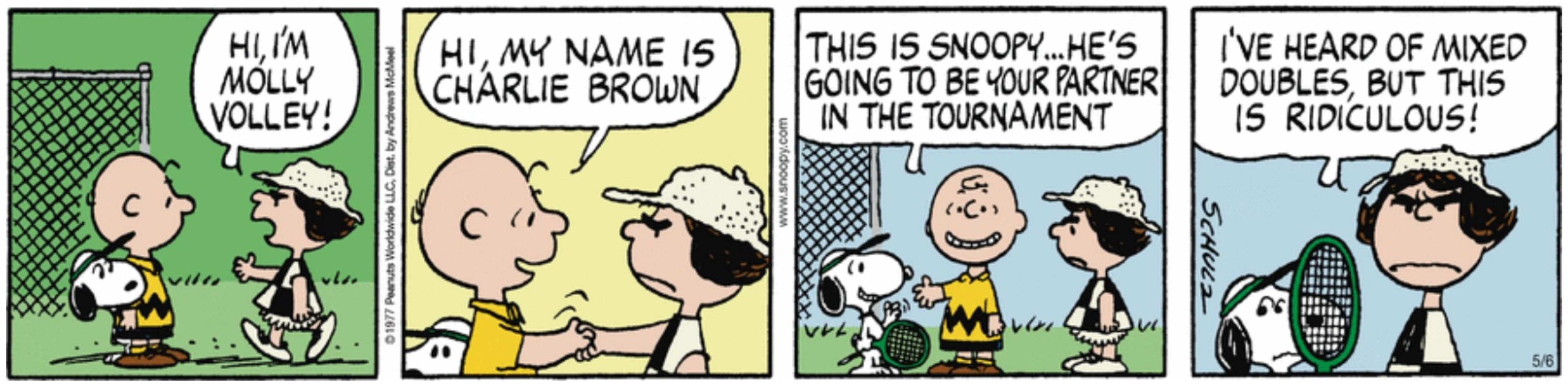 Who Were Snoopy's Bizarre Tennis Rivals?