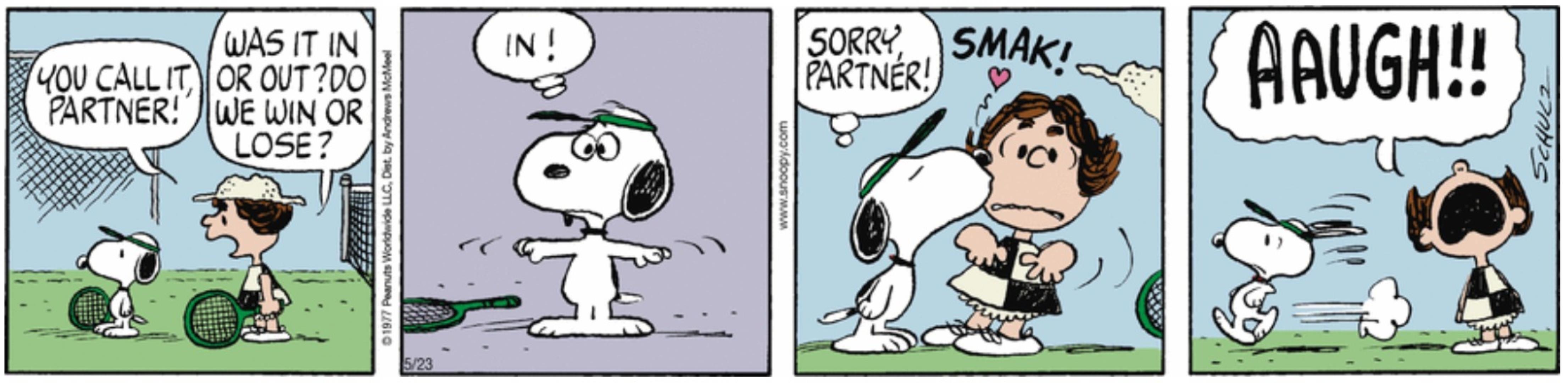 Who Were Snoopy's Bizarre Tennis Rivals?