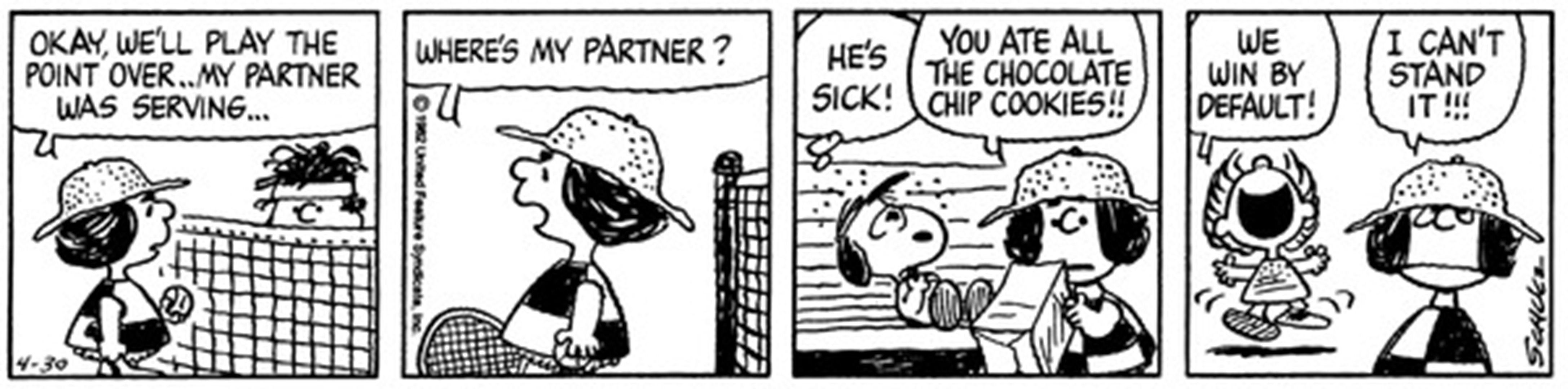 Who Were Snoopy's Bizarre Tennis Rivals?