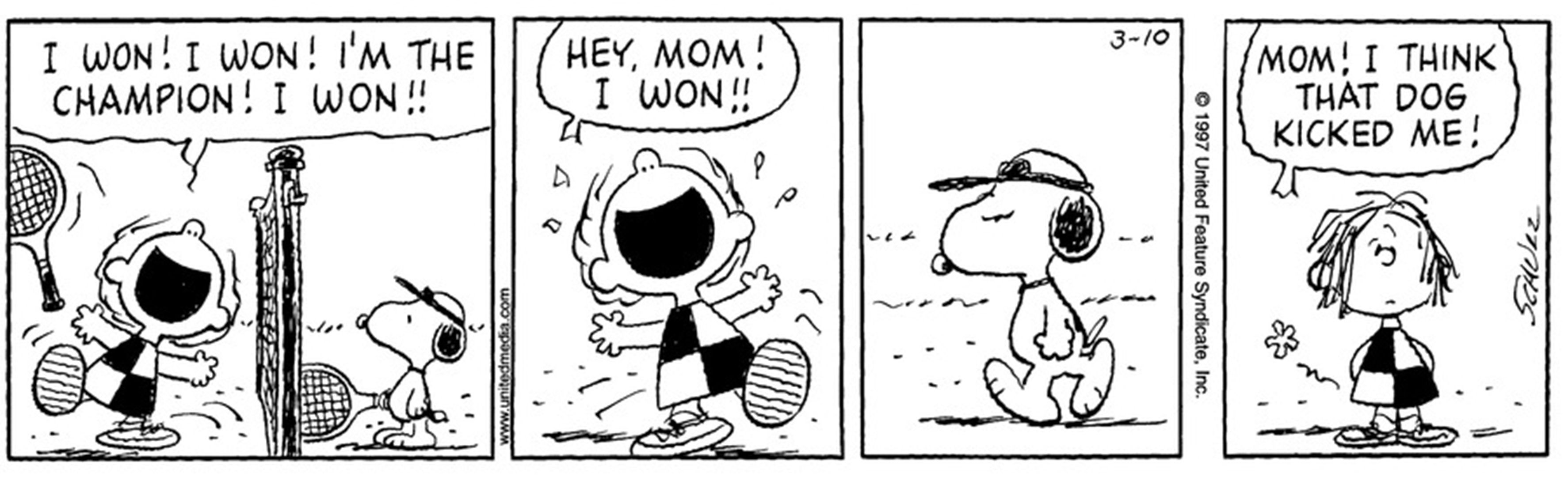 Who Were Snoopy's Bizarre Tennis Rivals?