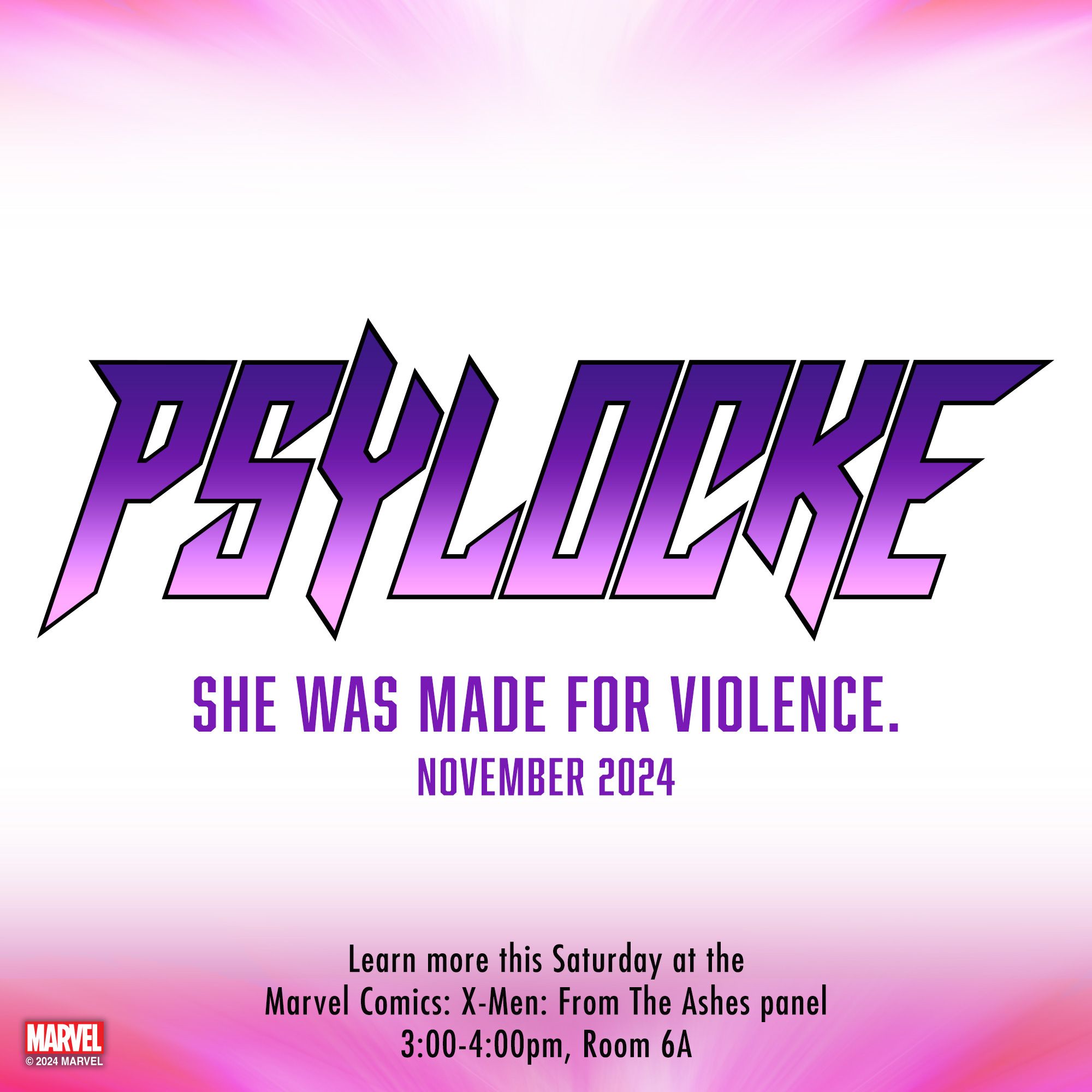 Marvel's teaser for Psylocke's series