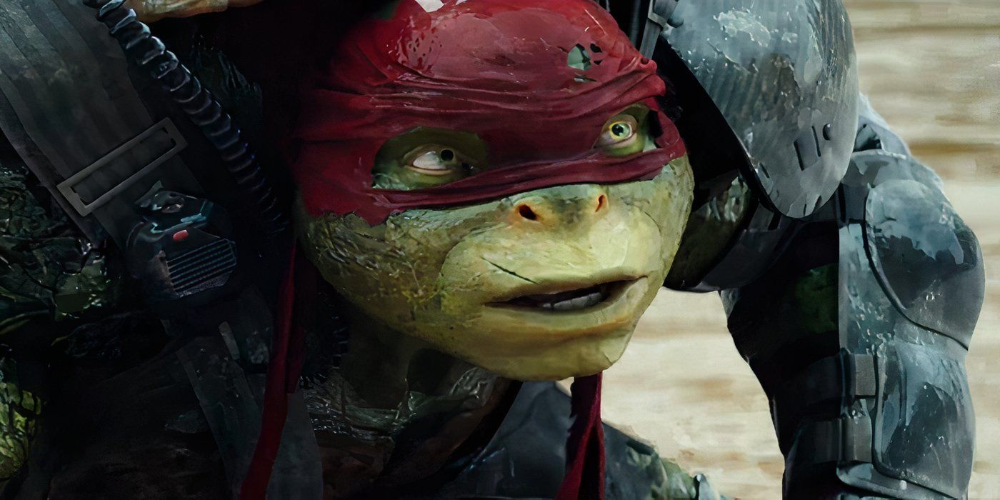 Raphael has a concerned face in TMNT Out of the Shadows