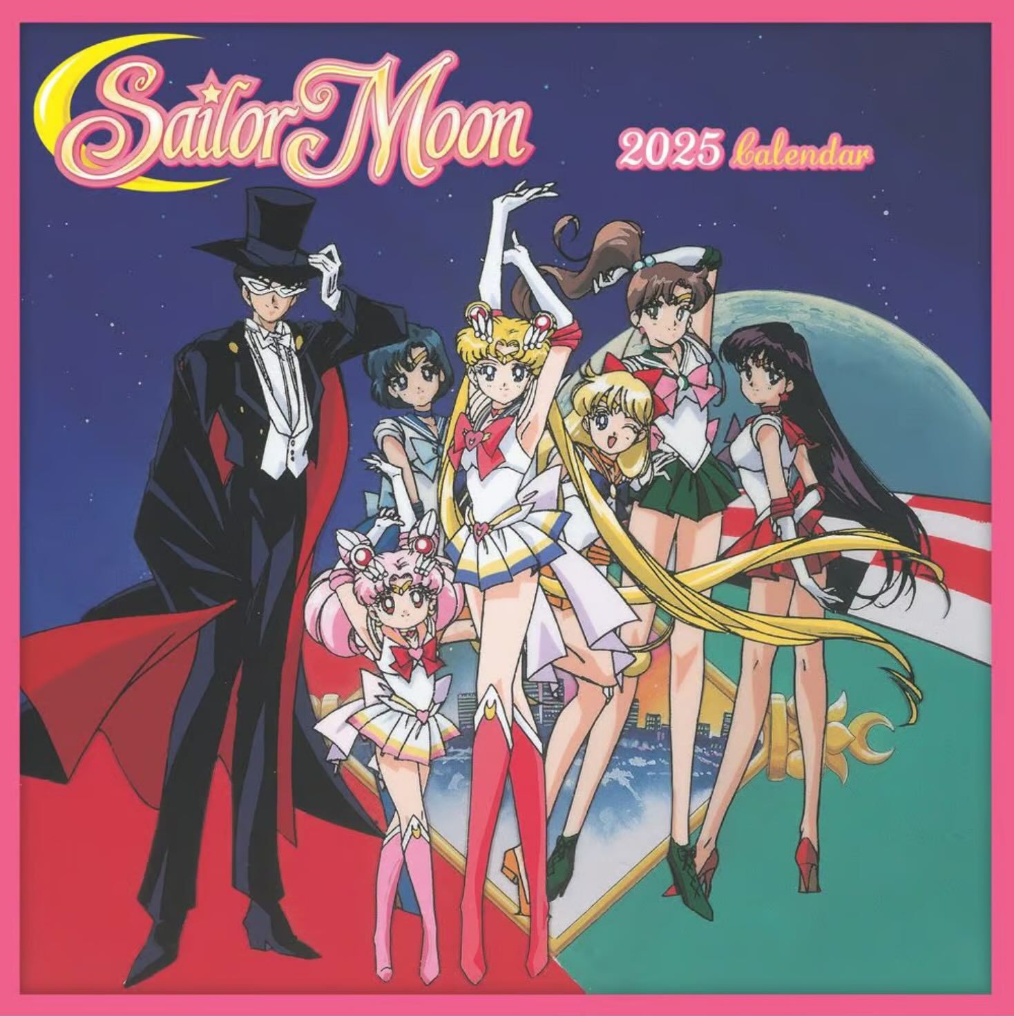 Sailor Moon Returns to Its '90s Anime Artwork for 2025 Calendar Release