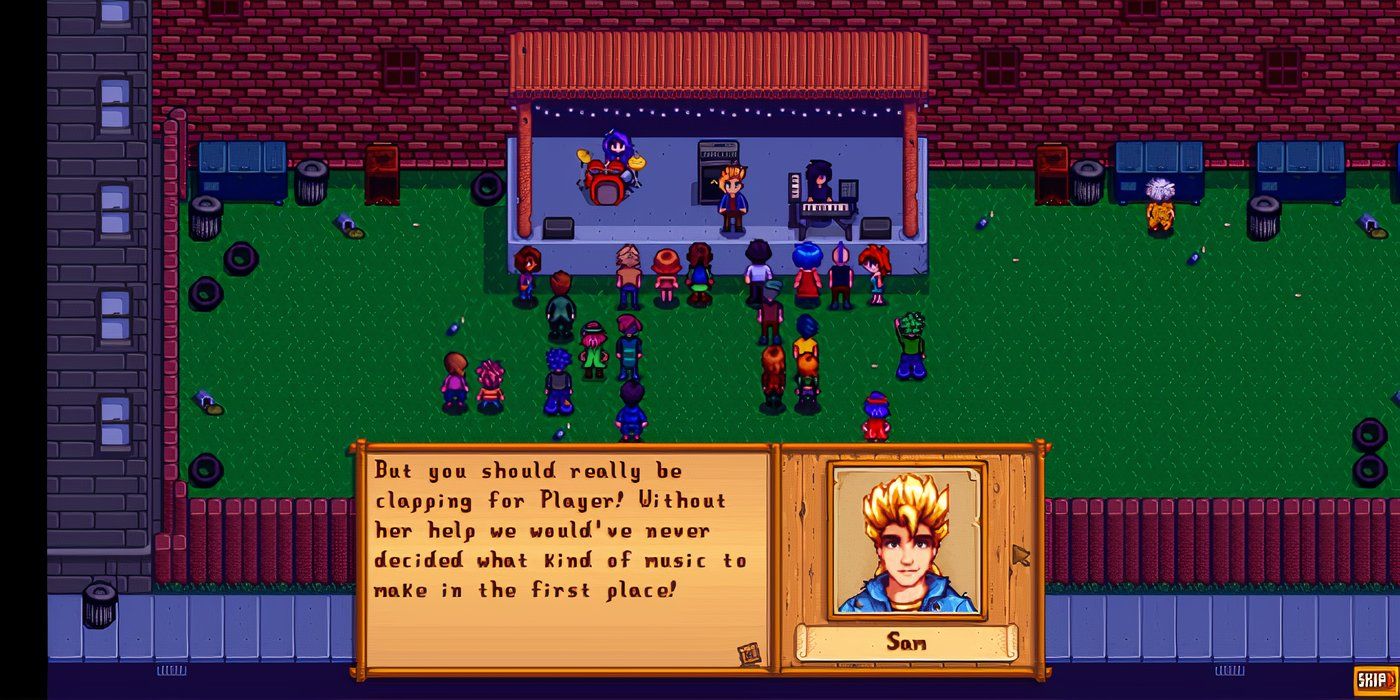 Stardew Valley: How To Get Every Sam Heart Event