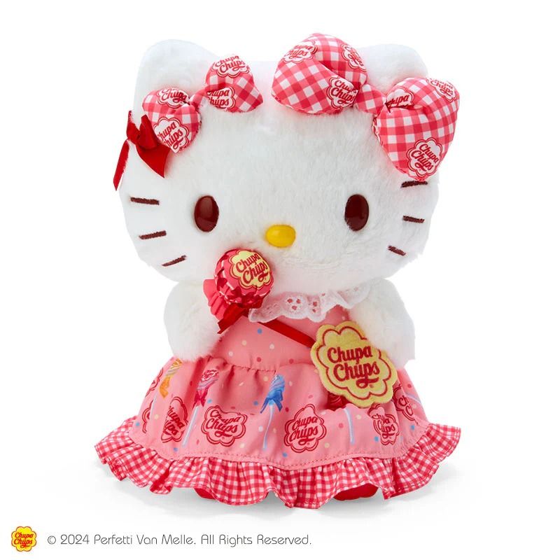 Hello Kitty и Chupa Chups объединились для презентации невероятной сладкой плюшевой игрушки