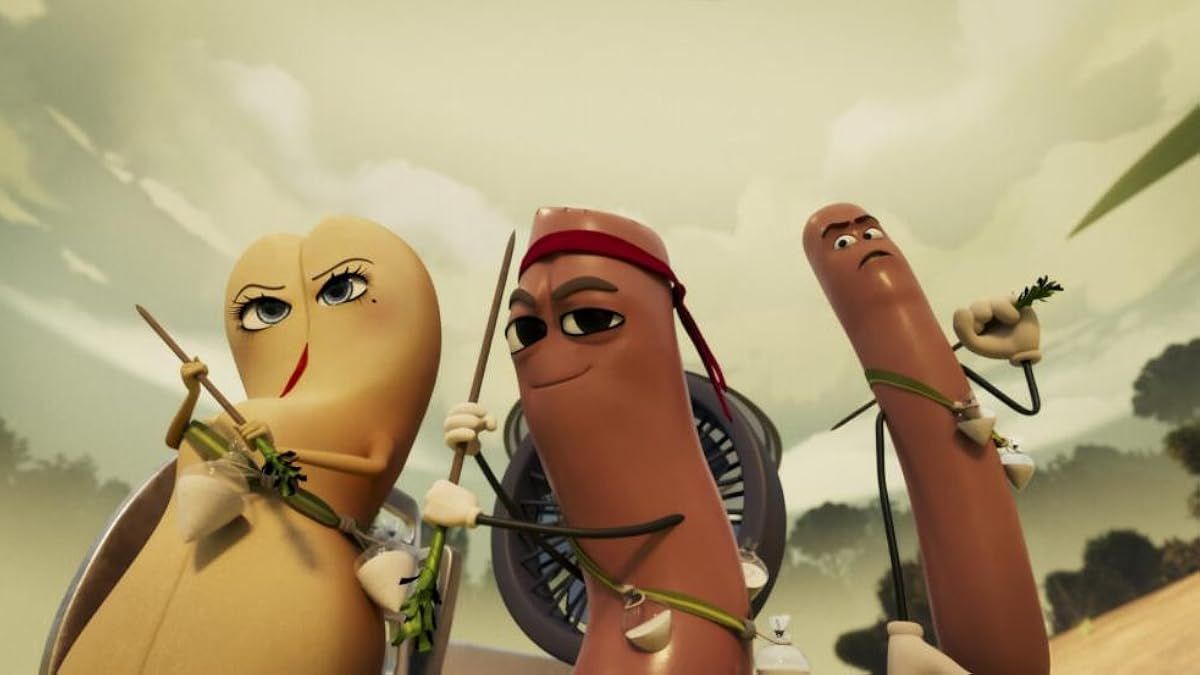 Sausage Party Foodtopia food prepares for war