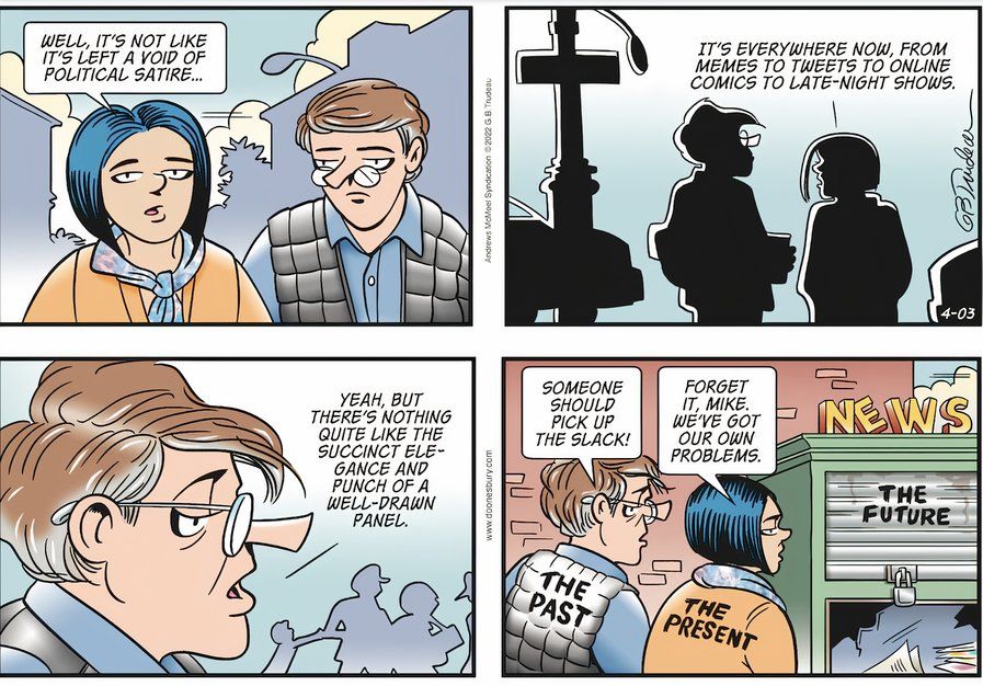 How Garry Trudeau's Doonesbury Defines Itself From Other Comics