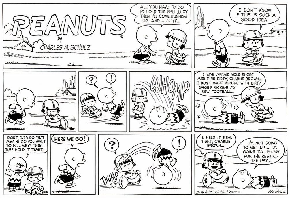 2 de los mayores chistes de The Peanuts se originaron en este especial de 58 años