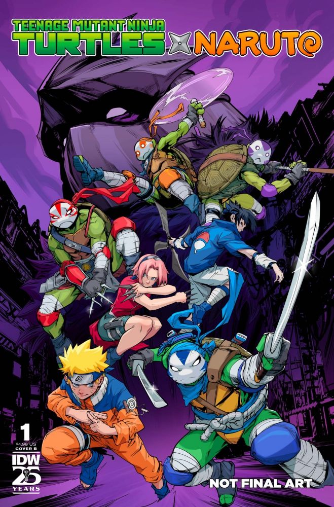 Naruto & TMNT Series Finally Becomes Official With First Concept Art Reveal