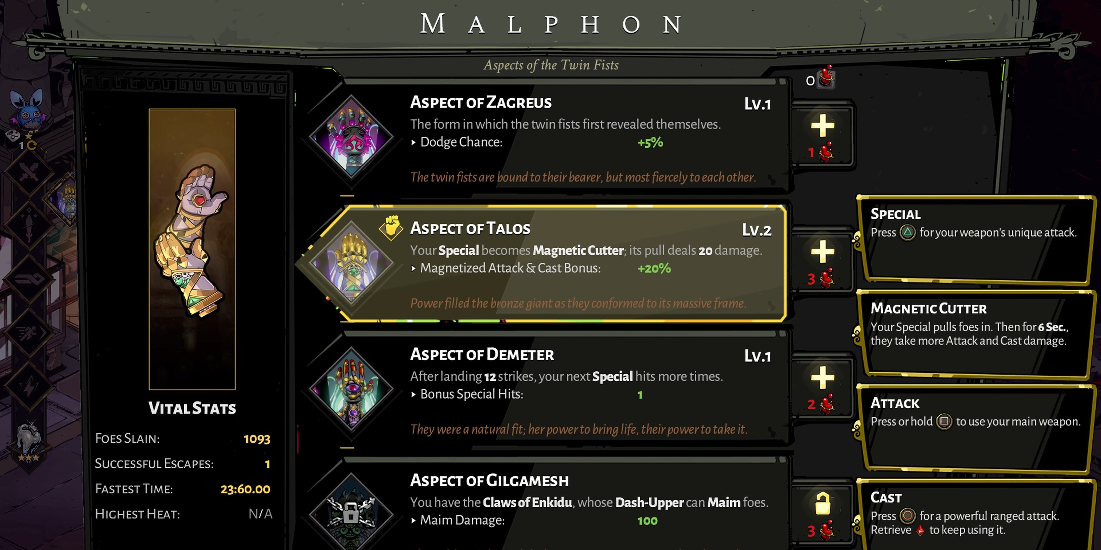 Hades: Best Build for the Twin Fists of Malphon